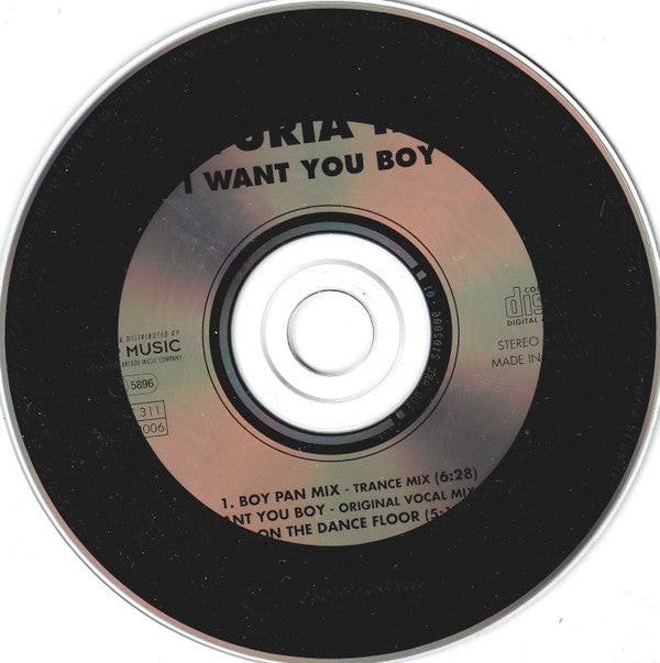 Furia : I Want You Boy (CD, Maxi)