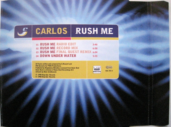 Carlos : Rush Me (CD, Maxi)