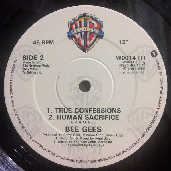 Bee Gees : Secret Love (12", Single)