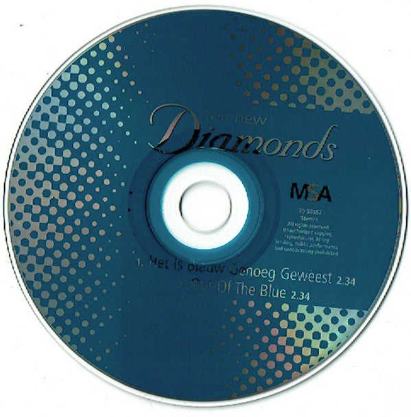 The New Diamonds : Het Is Blauw Genoeg Geweest (CD, Single)