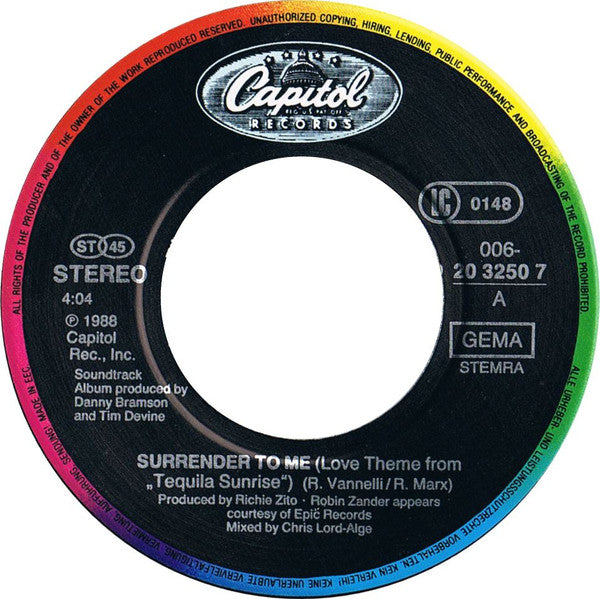 Ann Wilson / Robin Zander : Surrender To Me (7", Single)