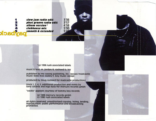 Montell Jordan Feat. Coolio : Payback (CD, Maxi)