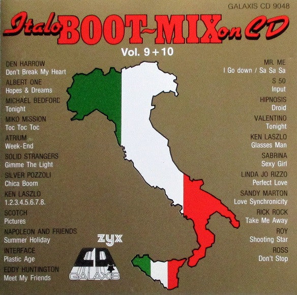 Various : Italo Boot-Mix On CD Vol. 9 +10 (CD, Mixed)
