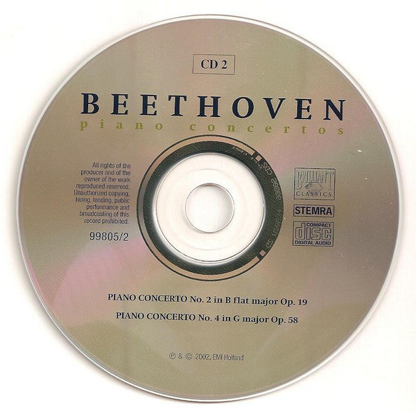 Ludwig van Beethoven, Christian Zacharias, Staatskapelle Dresden, Hans Vonk : Piano Concertos - Triple Concerto (3xCD, Album + Box)