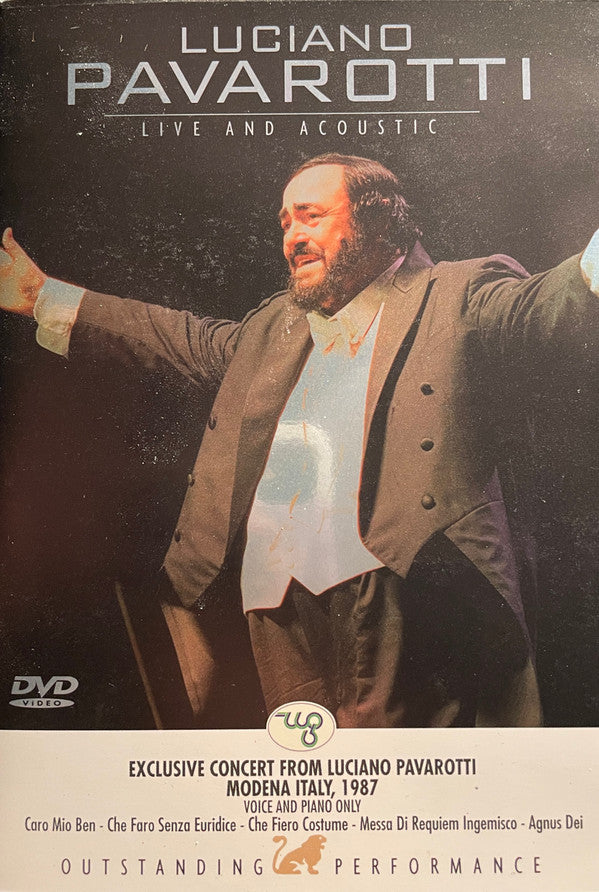 Luciano Pavarotti : Live And Acoustic (DVD-V)