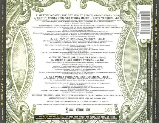 Junior M.A.F.I.A. : Gettin' Money (The Get Money Remix) (CD, Maxi)