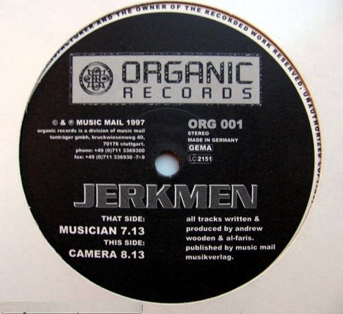 Jerkmen : Musician / Camera (12")