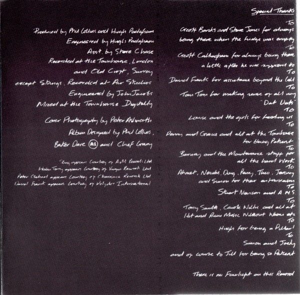 Phil Collins : No Jacket Required (CD, Album, Tar)