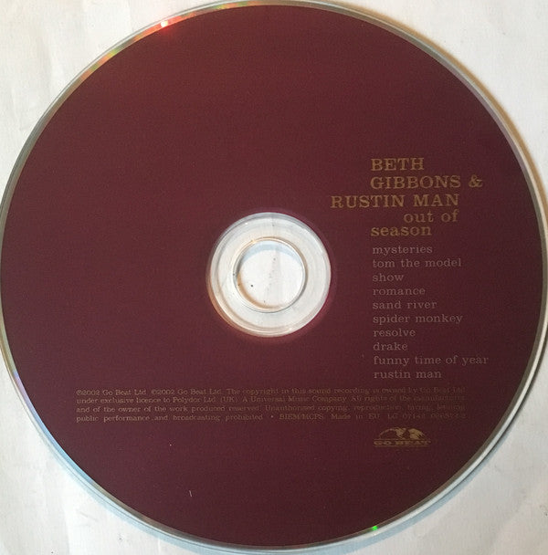Beth Gibbons & Rustin Man : Out Of Season (CD, Album)