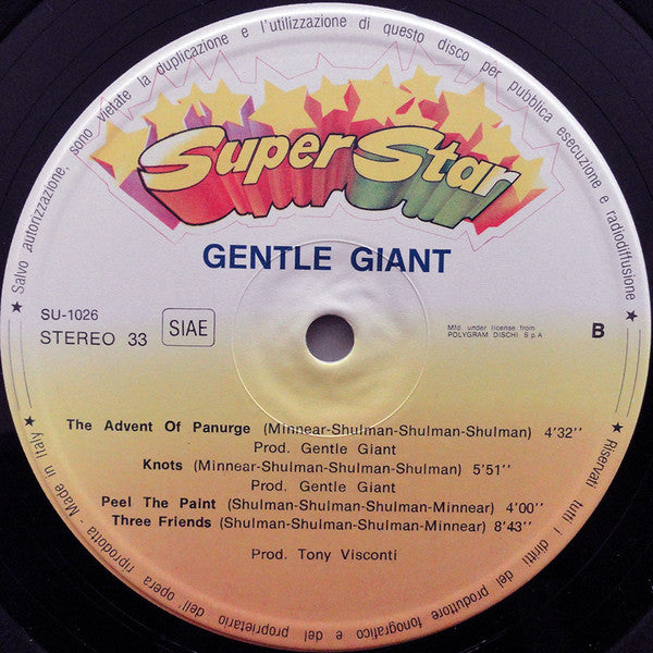 Gentle Giant : Gentle Giant (LP, Comp)