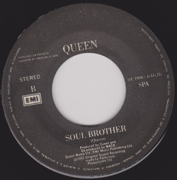 Queen & David Bowie : Under Pressure (7", Single)