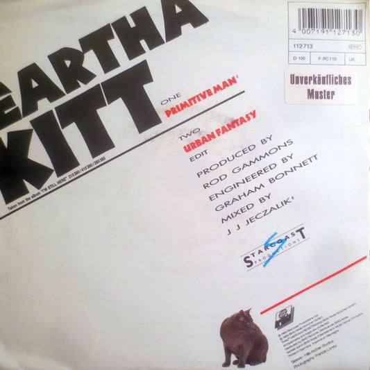 Eartha Kitt : Primitive Man (7", Single)