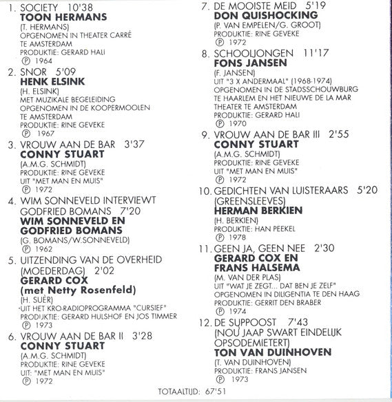 Various : We Blijven Lachen 3 (CD, Comp)