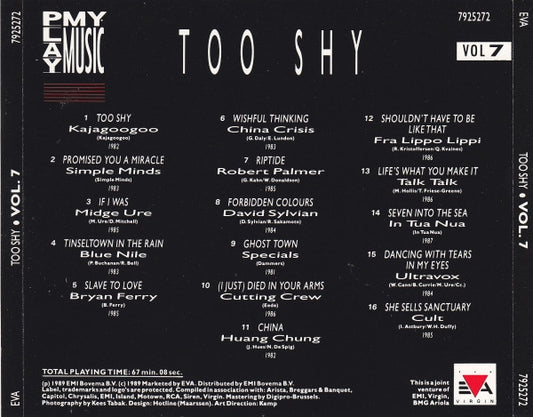 Various : Play My Music Vol 7  - Too Shy (CD, Comp)