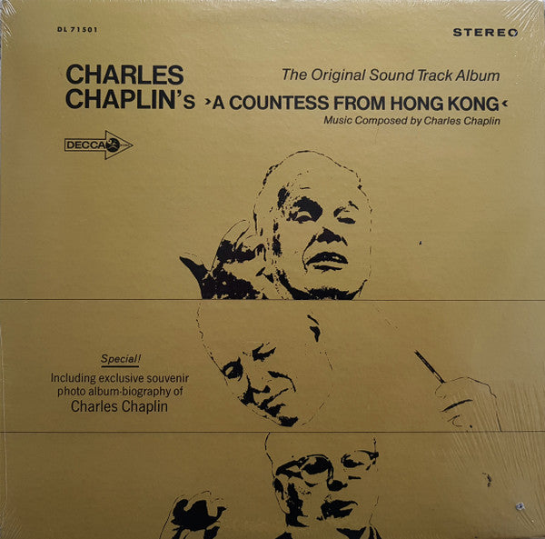Charlie Chaplin : Charles Chaplin's A Countess From Hong Kong - The Original Soundtrack Album (LP, Album)