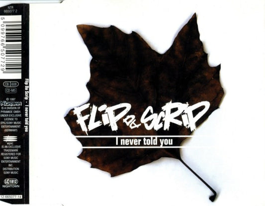 Flip Da Scrip : I Never Told You (CD, Maxi)