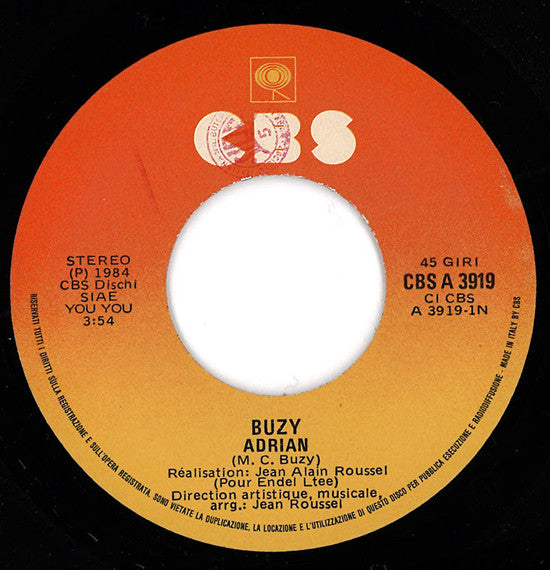 Buzy : Adrian (7")