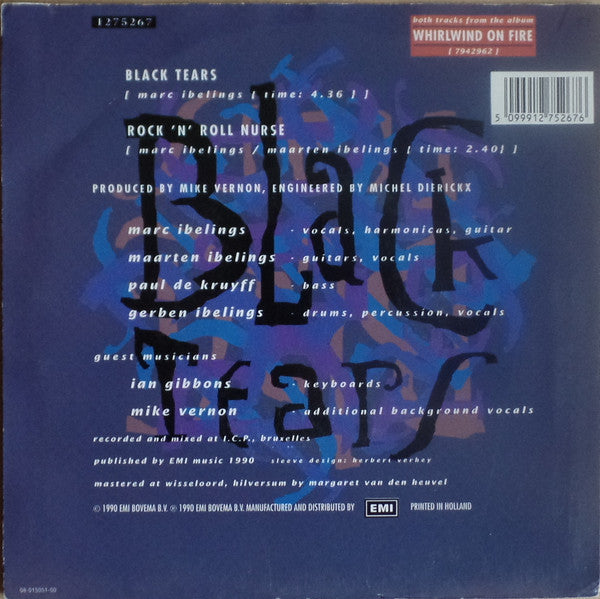 Bad To The Bone : Black Tears (7", Single)