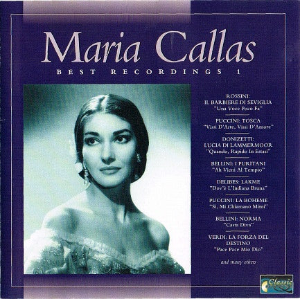 Maria Callas : Best Recordings 1 (CD, Comp)