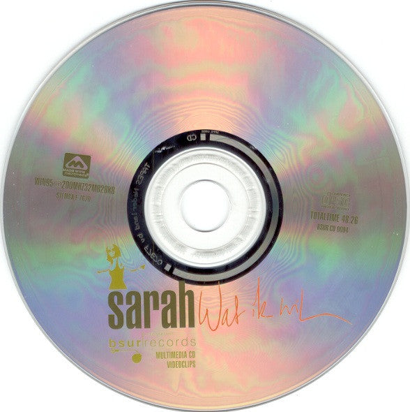 Sarah (10) : Wat Ik Wil (CD, Album, Enh, Sli)