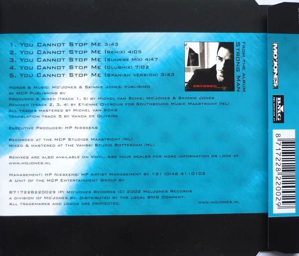 Mo'Jones : You Cannot Stop Me (CD, Maxi)