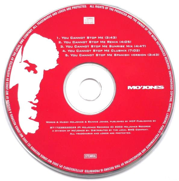 Mo'Jones : You Cannot Stop Me (CD, Maxi)
