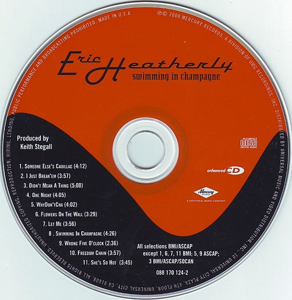 Eric Heatherly : Swimming In Champagne (CD, Album, Enh)