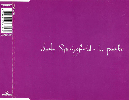 Dusty Springfield : In Private (CD, Single)