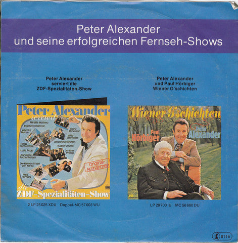 Peter Alexander : Feierabend (7", Single)