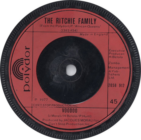 The Ritchie Family : Quiet Village (7", Single)