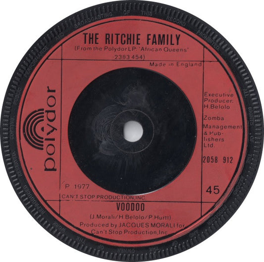The Ritchie Family : Quiet Village (7", Single)