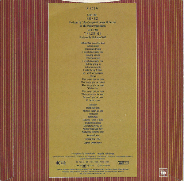Haywoode : Roses (7")