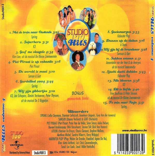 Various : Studio 100 Hits Volume 4 (CD, Comp)
