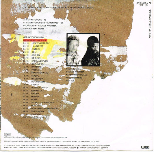 Georgie Red : Get In Touch (7", Single)