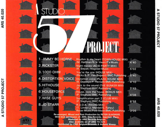 Various : A Studio 57 Project - Euro-Housemixes 8 (CD, Comp, Mixed)