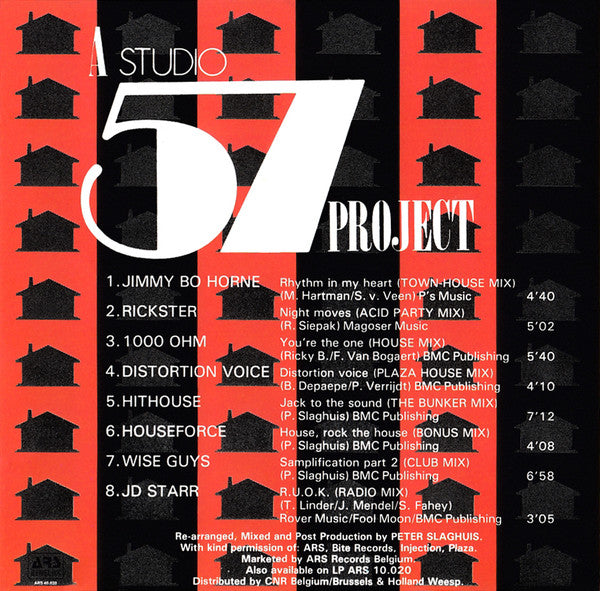 Various : A Studio 57 Project - Euro-Housemixes 8 (CD, Comp, Mixed)