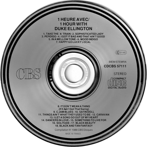 Duke Ellington : 1 Heure Avec Duke Ellington (CD)