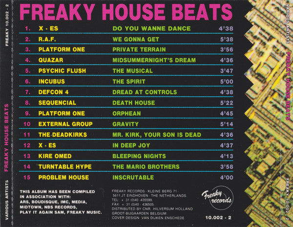 Various : Freaky House Beats (CD, Comp)