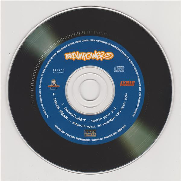 Brainpower : Dansplaat (CD, Single)
