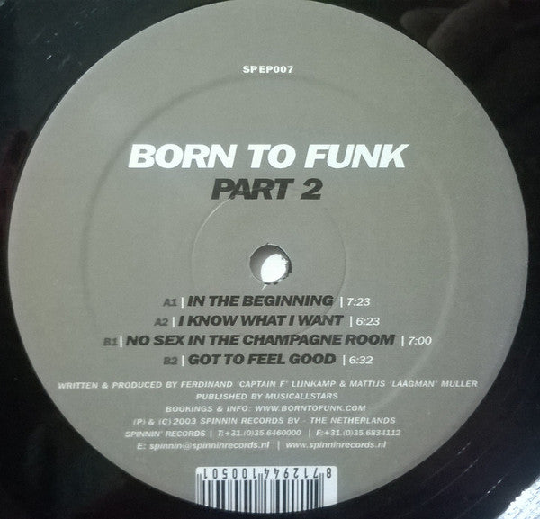 Born To Funk : Part 2 (12", EP)