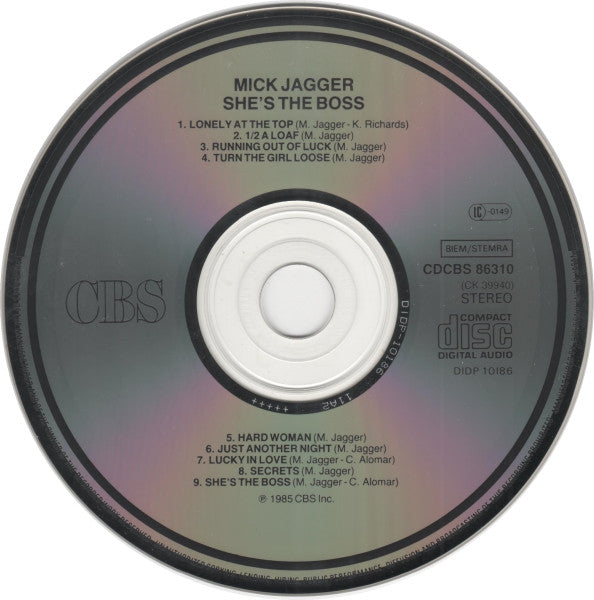 Mick Jagger : She's The Boss (CD, Album)