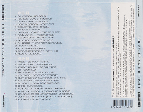 Various : Tranceformation (2xCD, Comp, Mixed)