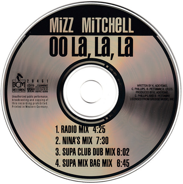 Mizz Mitchell : Oo La, La, La (CD, Maxi)