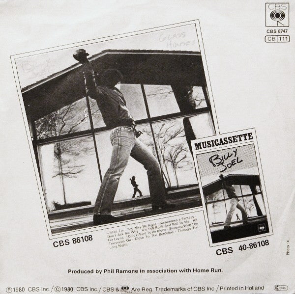 Billy Joel : Don't Ask Me Why (7", Single)