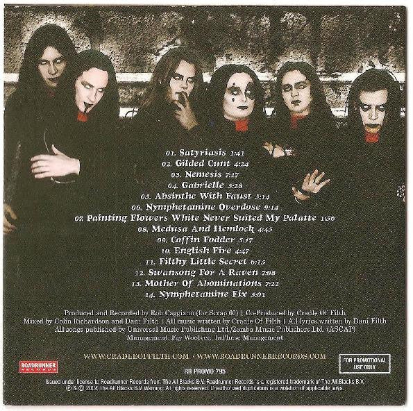 Cradle Of Filth : Nymphetamine (CD, Album, Promo)