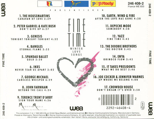 Various : Fine Time (Winter Love Songs) (CD, Comp)