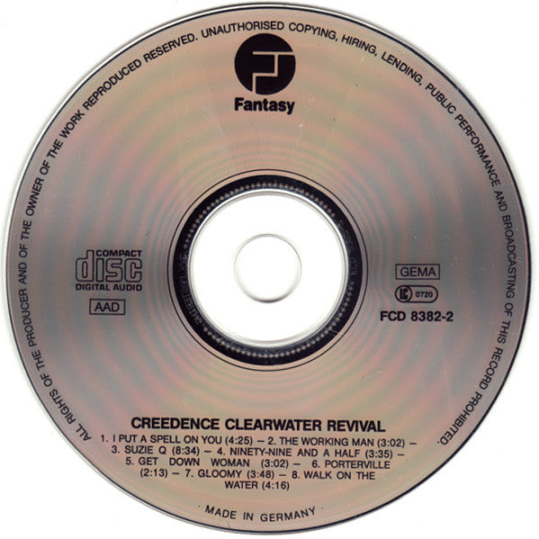Creedence Clearwater Revival : Creedence Clearwater Revival (CD, Album, RE)