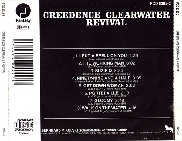 Creedence Clearwater Revival : Creedence Clearwater Revival (CD, Album, RE)