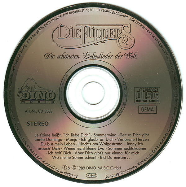 Die Flippers : Liebe Ist… (Die Schönsten Liebeslieder Der Welt) (CD, Album)
