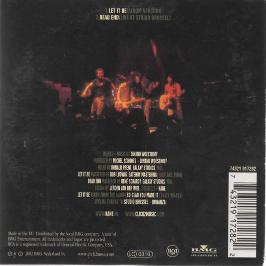 Kane (2) : Let It Be (CD, Single)